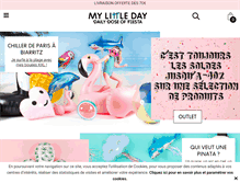 Tablet Screenshot of mylittleday.fr